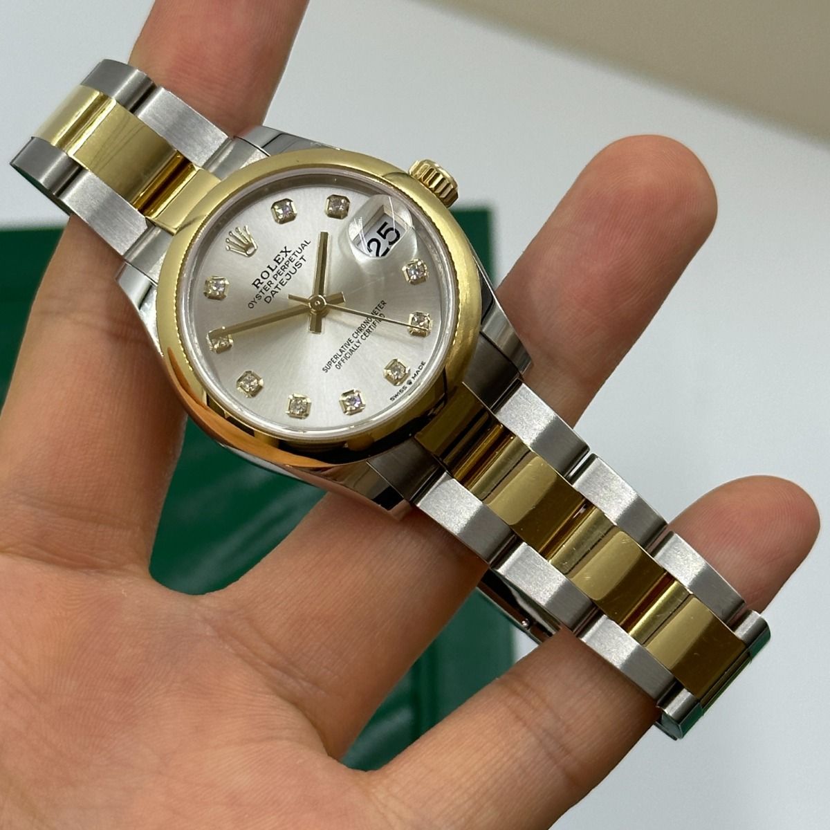 Rolex Datejust m278243-0019/0020 31mm Silver Dial Yellow Rolesor Oyster Watch - Image 14