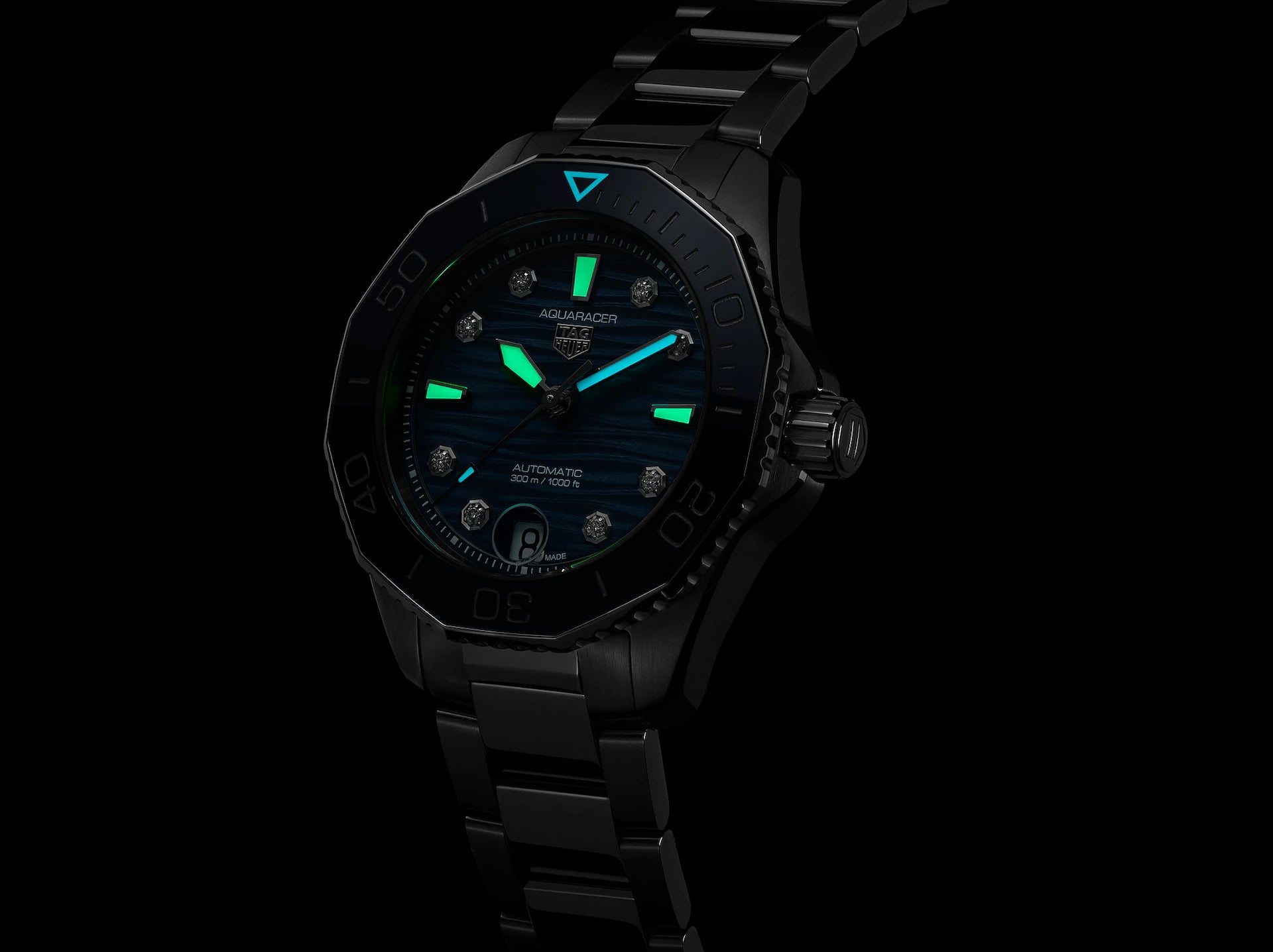 TAG Heuer Aquaracer Professional 300 Automatic 36mm Ladies Watch WBP231B.BA0618 - Image 7