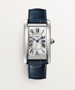 Cartier TANK AMERICAINE Blue Strap 26.6 mm