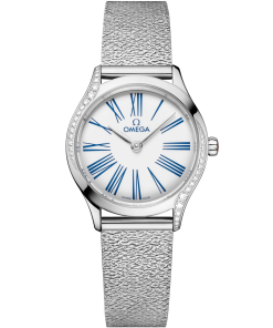 Omega De Ville Mini Trésor 26mm White Dial with Diamonds Stainless Steel Bracelet 428.15.26.60.04.002