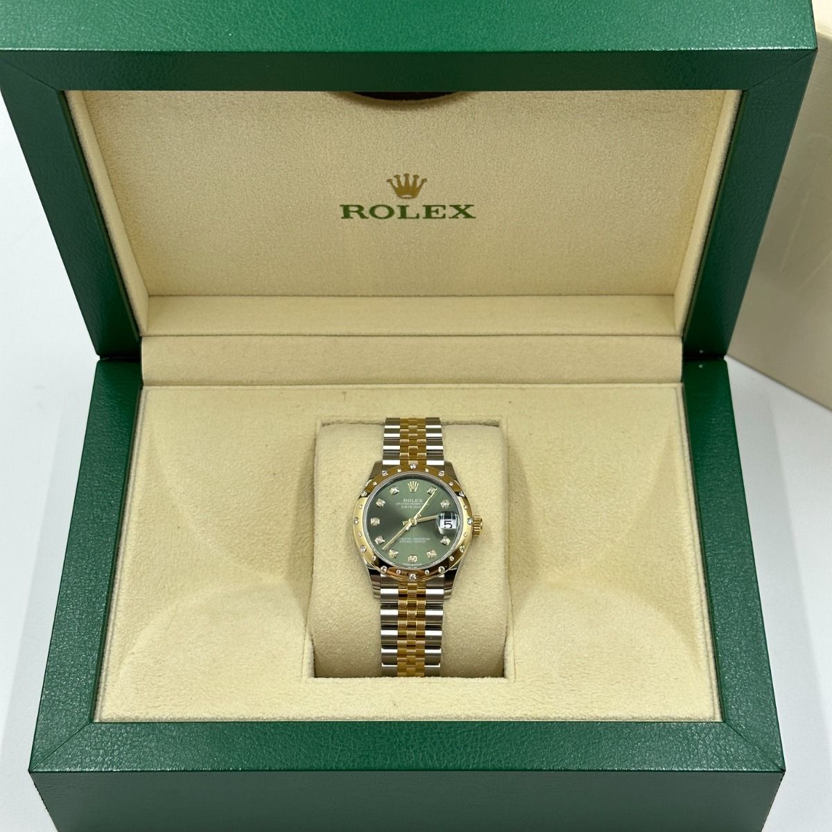 Rolex Datejust 31mm 278343RBR Olive Green Dial Yellow Rolesor Oyster Watch - Image 17