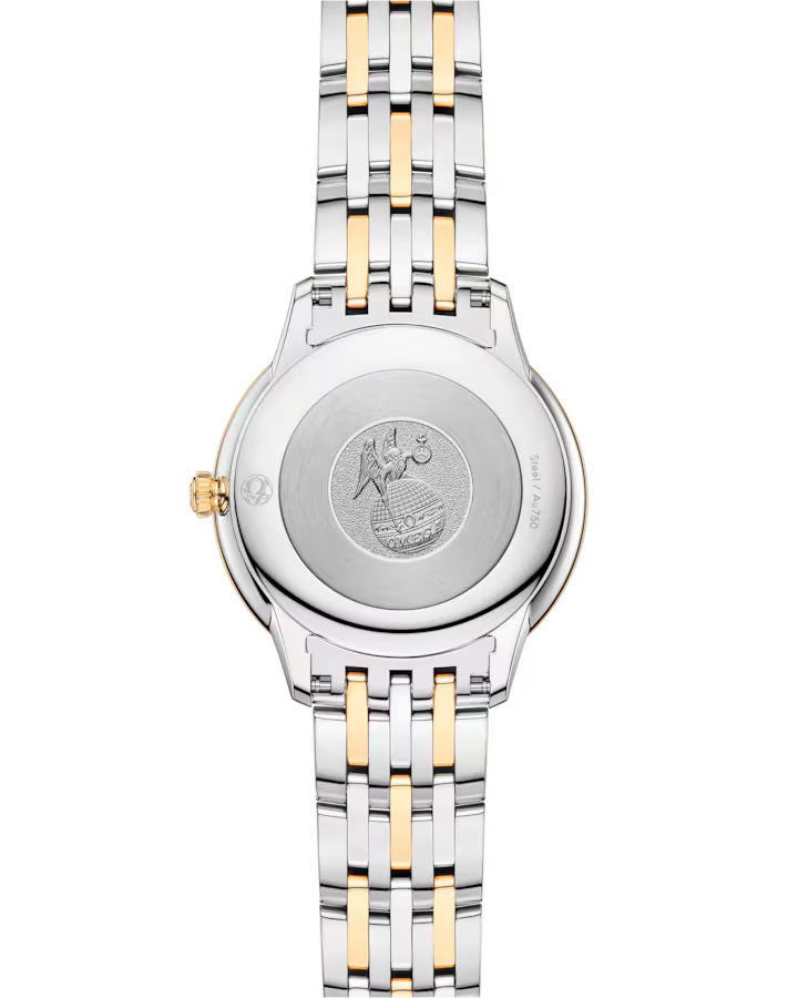 Omega De Ville Prestige, Stainless Steel, 18k Yellow Gold and Diamond-set, 30mm Quartz 434.25.30.60.52.002 - Image 2