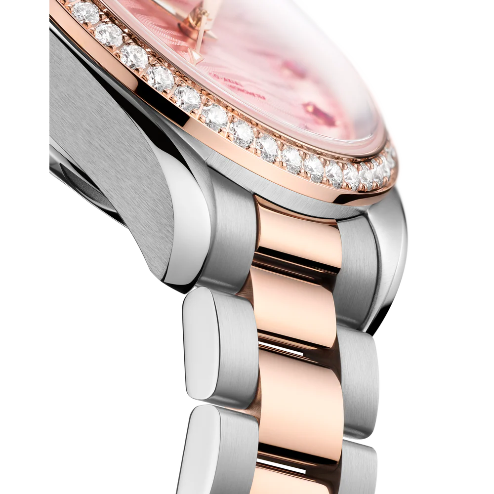 Omega Seamaster Aqua Terra 150M 34 mm Pink Dial with Diamonds Stainless Steel and Sedna�?18k Rose Gold Bracelet 220.25.34.20.60.001 - Image 2