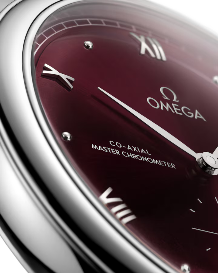 Omega De Ville Prestige 41 mm Red Dial Stainless Steel Strap 434.13.41.20.11.001 - Image 3