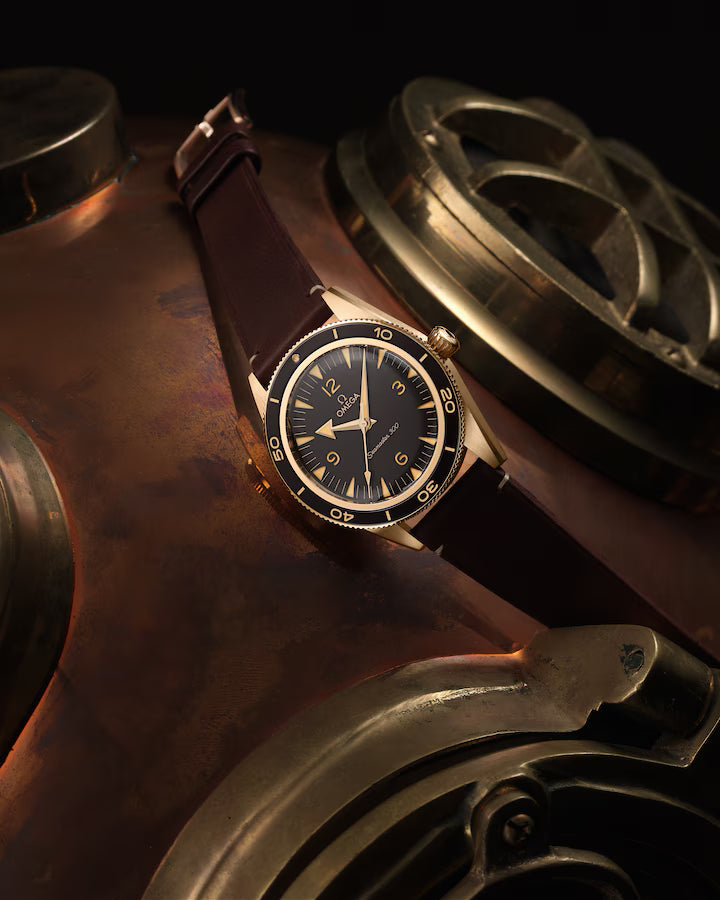 Omega Seamaster 300 41mm Brown Dial Bronze Gold Strap 234.92.41.21.10.001 - Image 4