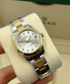 Alternative view of Rolex Datejust m278243-0019/0020 31mm Silver Dial Yellow Rolesor Oyster Watch
