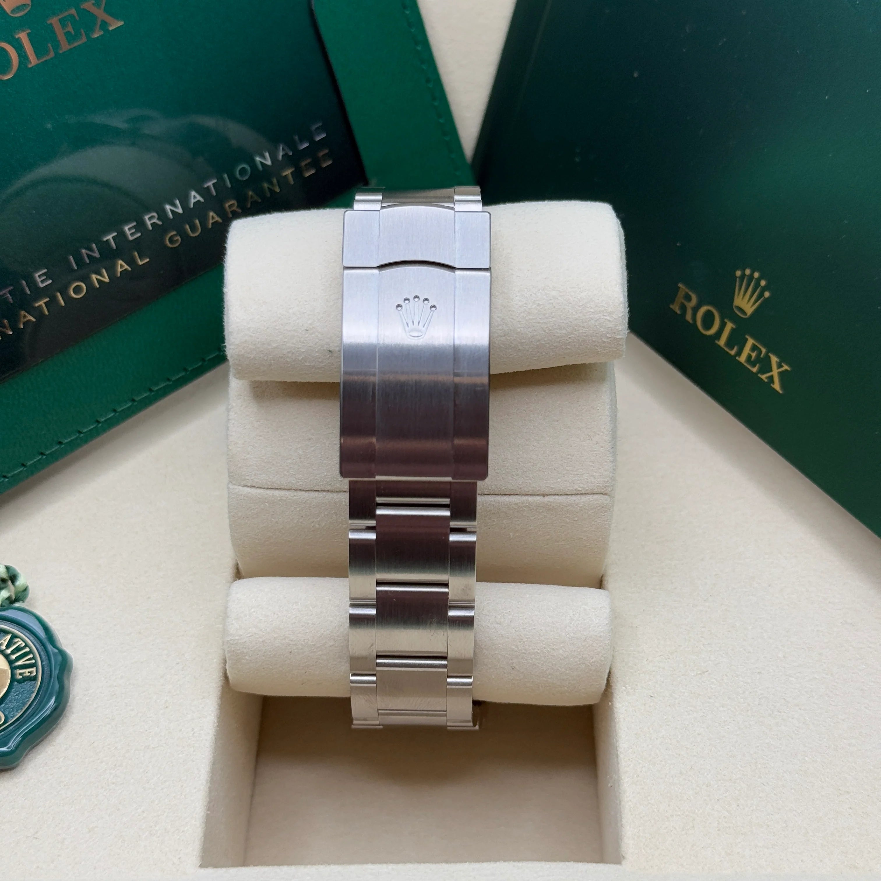 Rolex Oyster Perpetual 41mm 124300-0003 Oyster Perpetual Stainless Steel Blue Index Dial Watch - Image 5