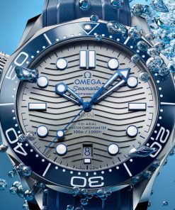 Alternative view of Omega Seamaster Diver 300M 42mm Grey Dial Stainless Steel Strap 210.32.42.20.06.001