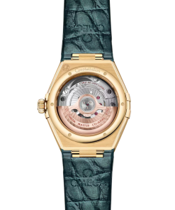 Alternative view of Omega Constellation Ladies' Selection 29mm yellow gold on leather strap 131.58.29.20.99.002