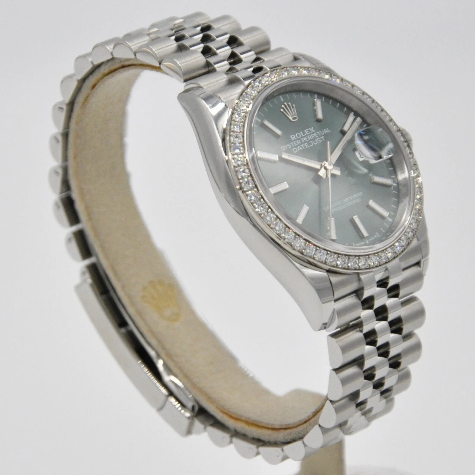 Rolex Datejust 36mm 126284 Green Dial Jubilee Bracelet - Image 5