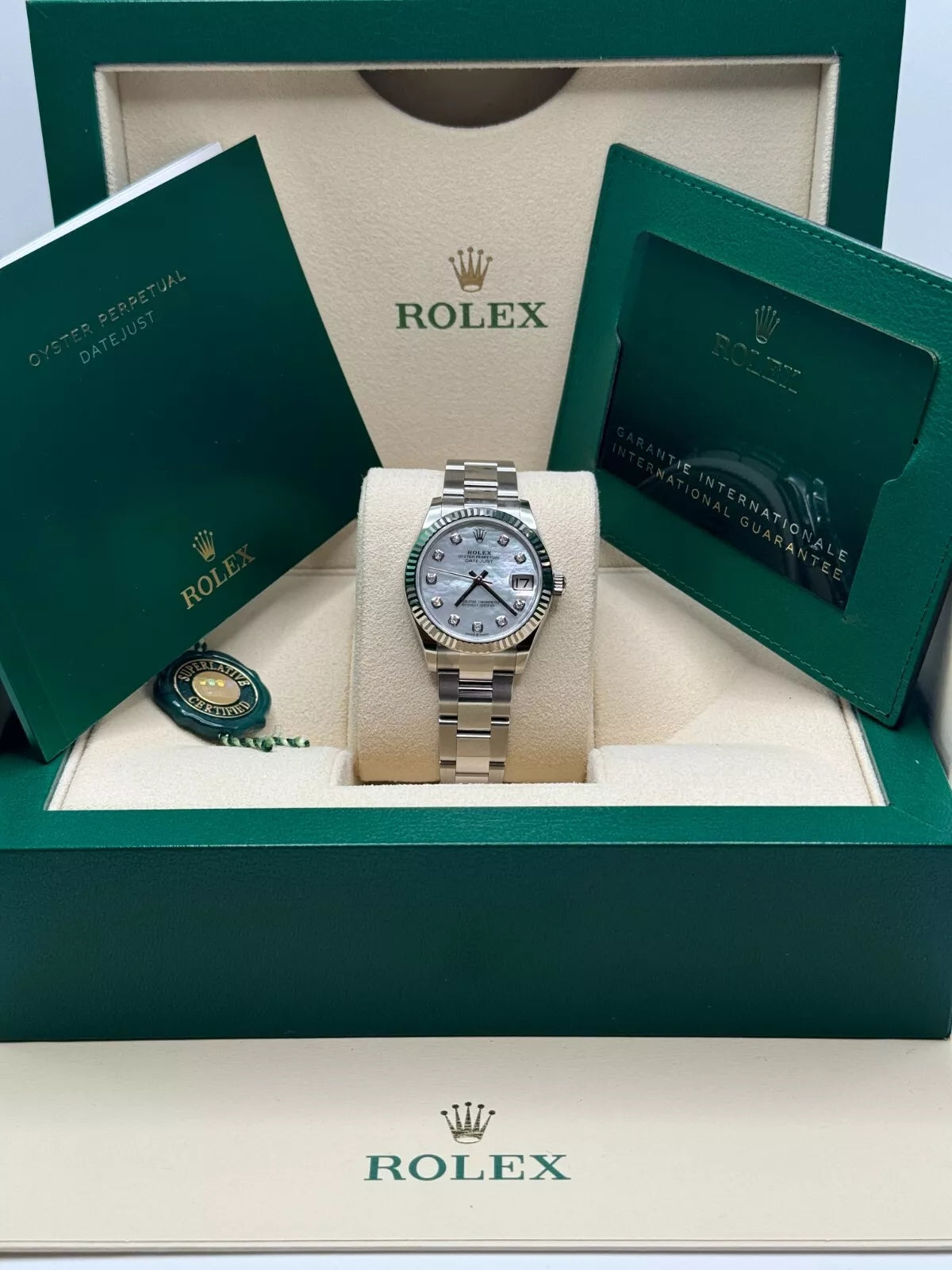 Rolex Datejust m278274-0005/0006 31mm Mother-of-Pearl 31mm Dial Oyster Watch - Image 12