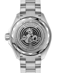 Alternative view of Omega Seamaster Planet Ocean 6000M 45.5mm Grey Dial O‑MEGASTEEL Bracelet 215.30.46.21.06.001