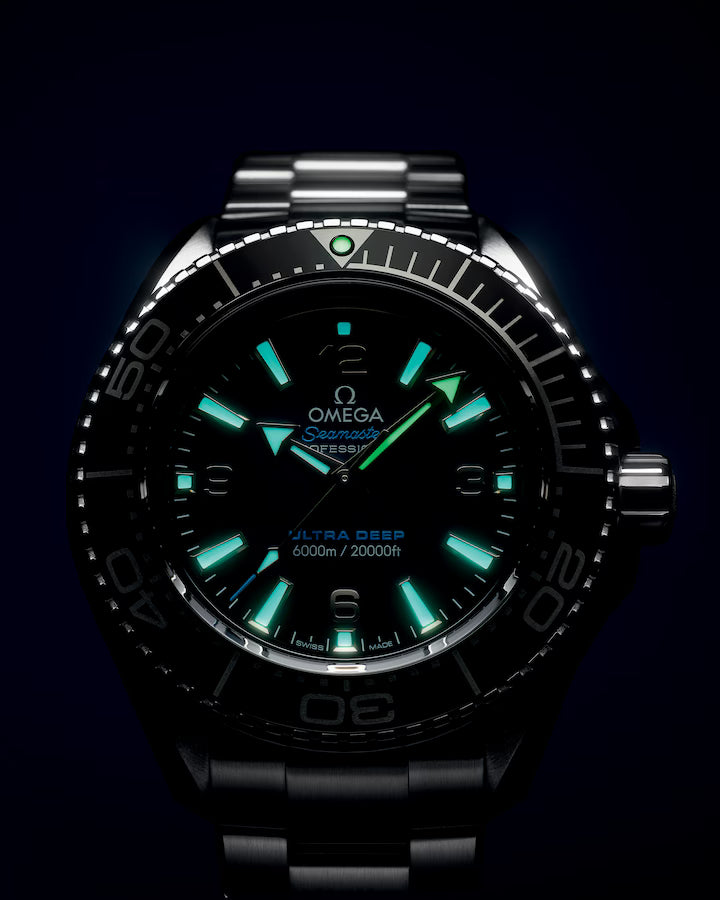 Omega Seamaster Planet Ocean 6000M 45.5mm Blue Dial O‑MEGASTEEL Bracelet 215.30.46.21.03.001 - Image 3
