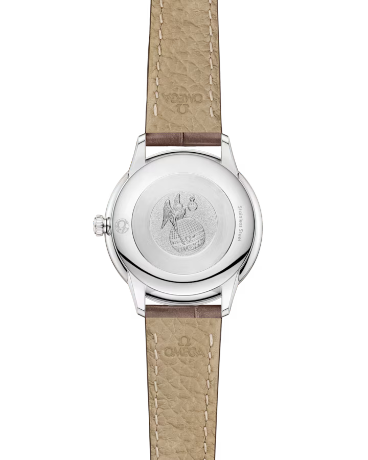 Omega De Ville Prestige 27.5 mm Linen Dial Stainless Steel Strap 434.13.28.60.59.001 - Image 2