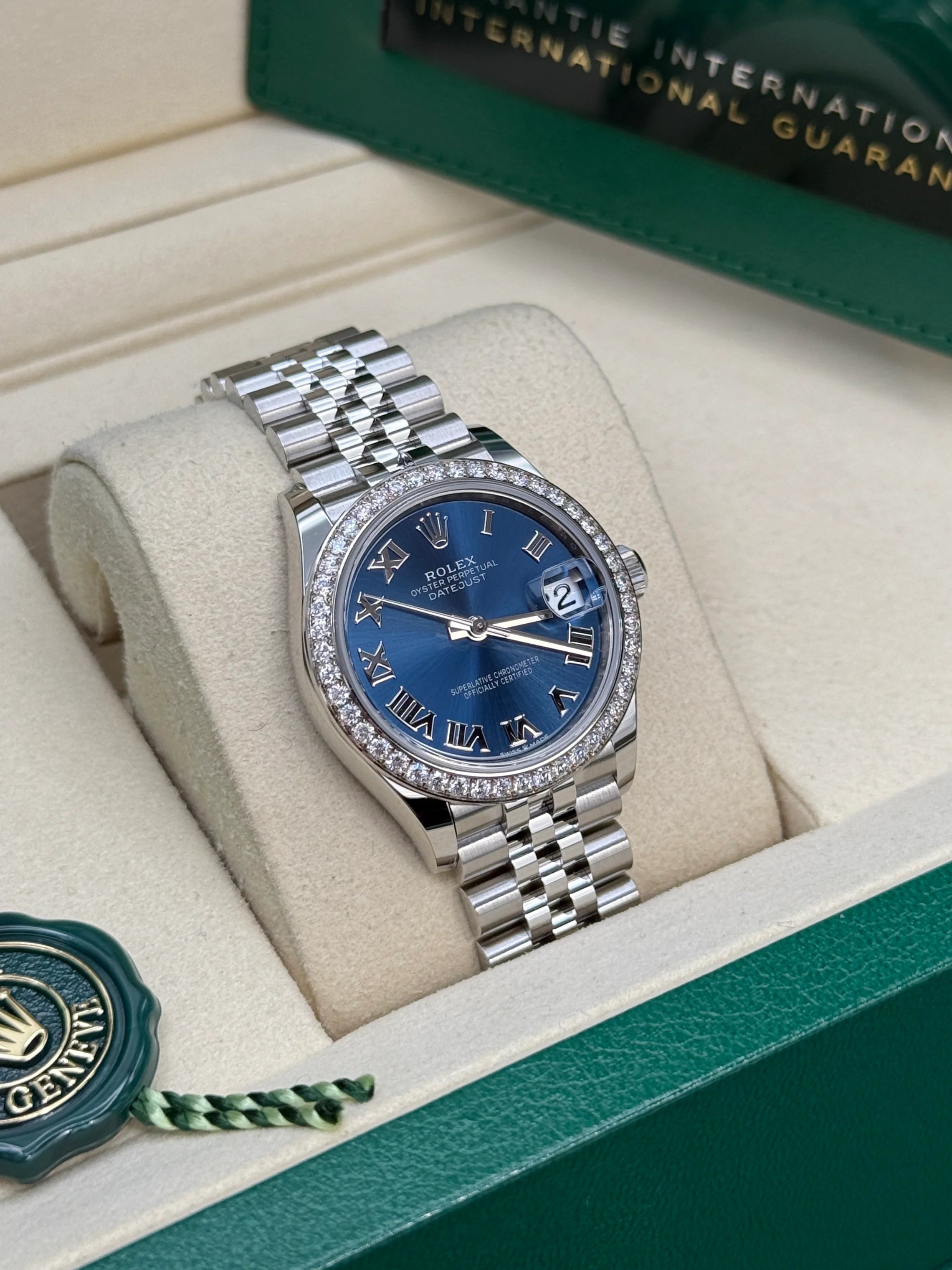 Rolex Datejust m278384RBR-0037/0038 Bright Blue 31mm Dial Oyster Watch - Image 3