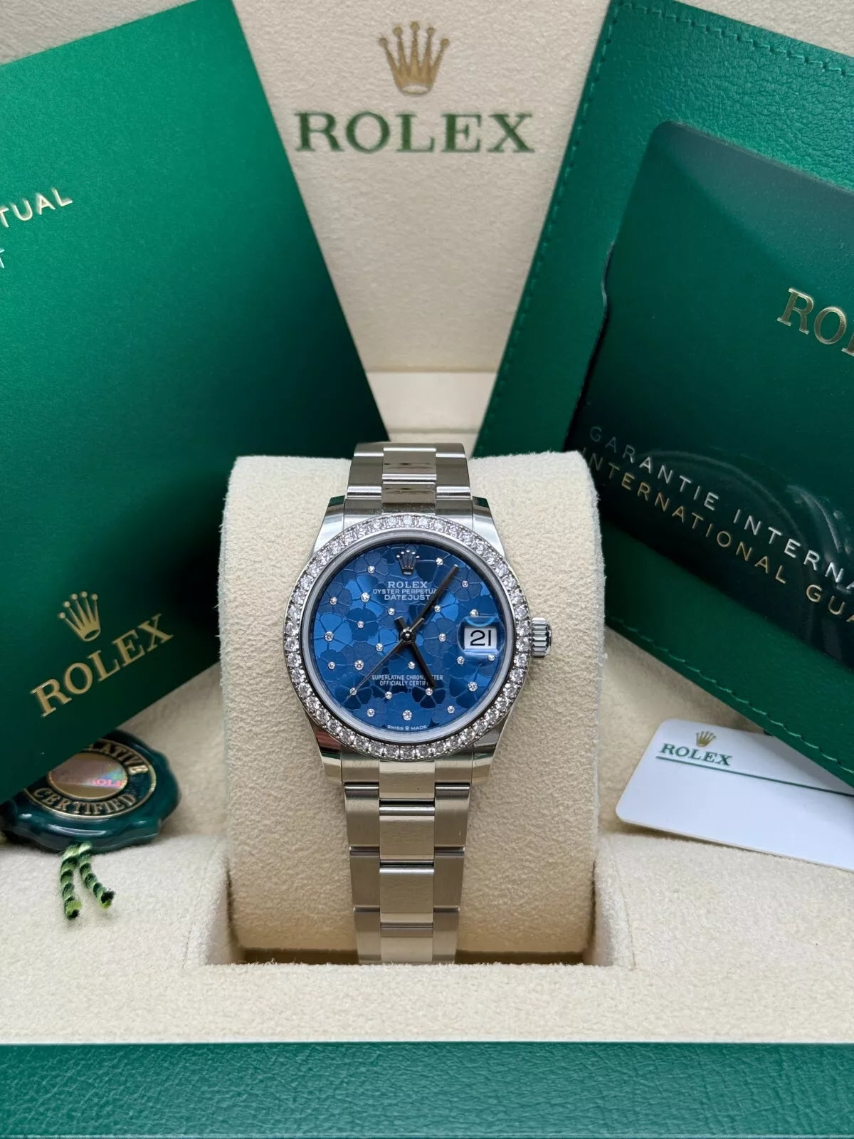 Rolex Datejust m278384RBR-0039/0040 Azzurro Blue 31mm Dial Oyster Watch - Image 10