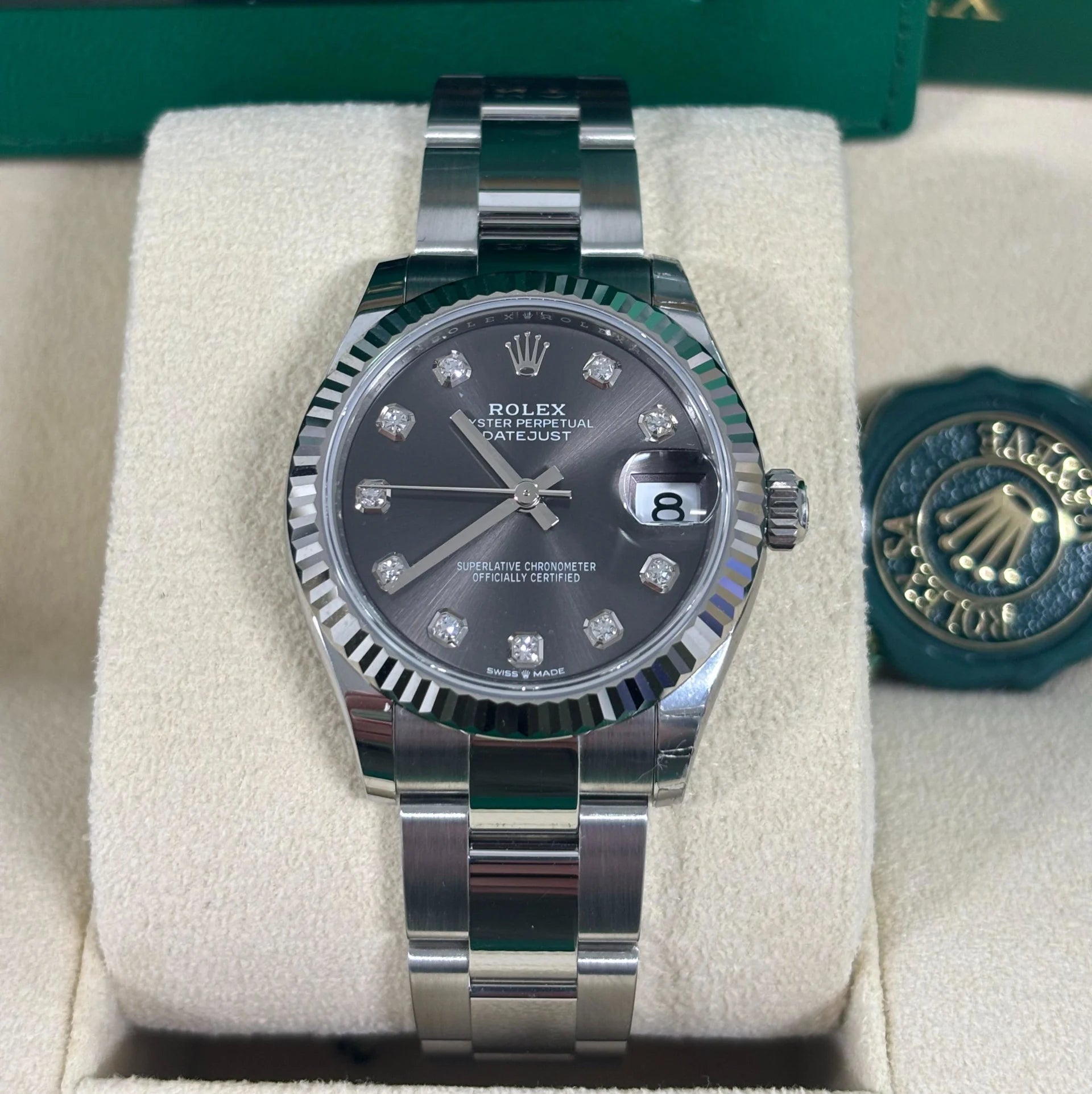 Rolex Datejust m278274-0007/0008 Dark Grey 31mm Dial Oyster Watch - Image 13