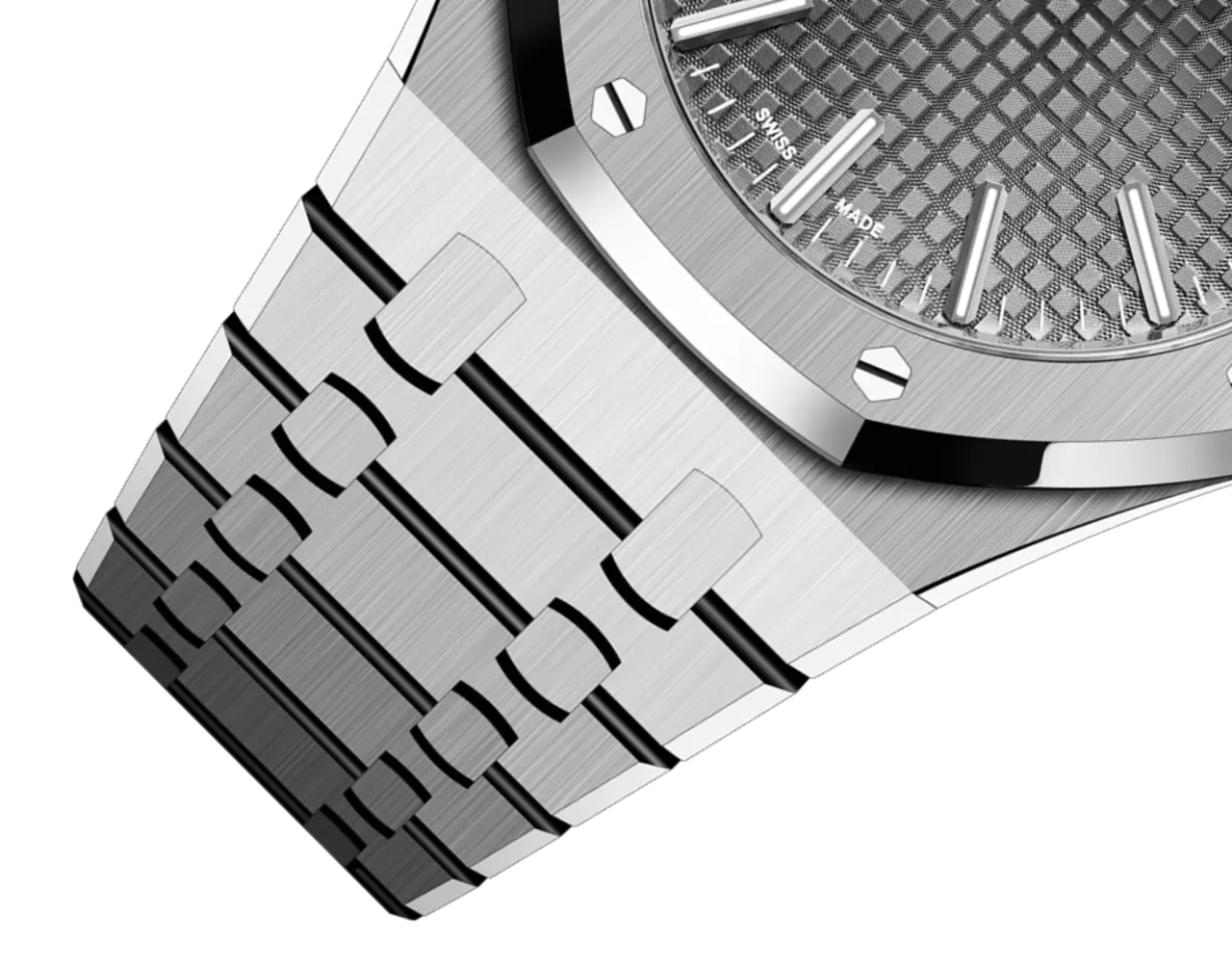 Audemars Piguet Royal Oak 41mm Stainless Steel Slate Grey Dial 15500ST.OO.1220ST.02 - Image 3