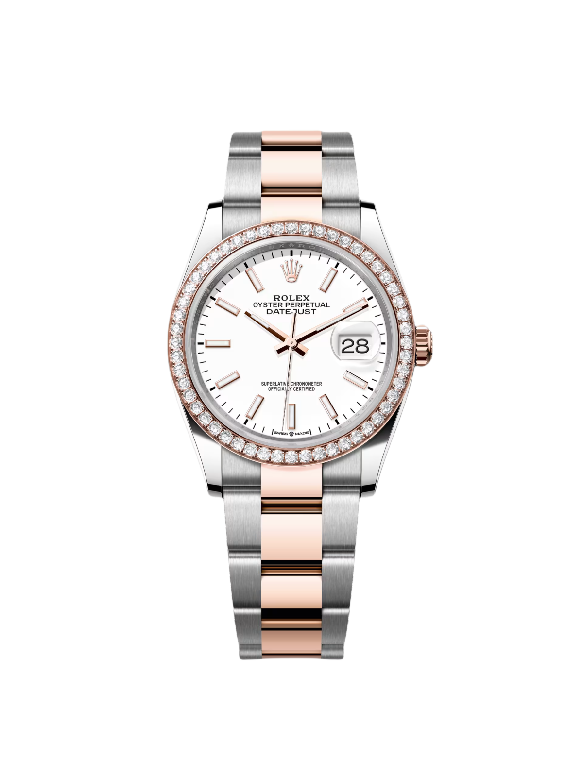 Rolex Datejust 126281RBR White Dial 36mm