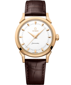 Omega Seamaster Olympic Official Timekeeper 39.5mm White Dial 18k Yellow Gold Strap 522.53.37.20.04.001