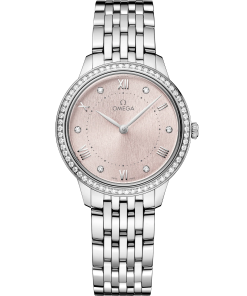 Omega De Ville Prestige, Stainless Steel and Diamond-set, 30mm Quartz 434.15.30.60.52.001