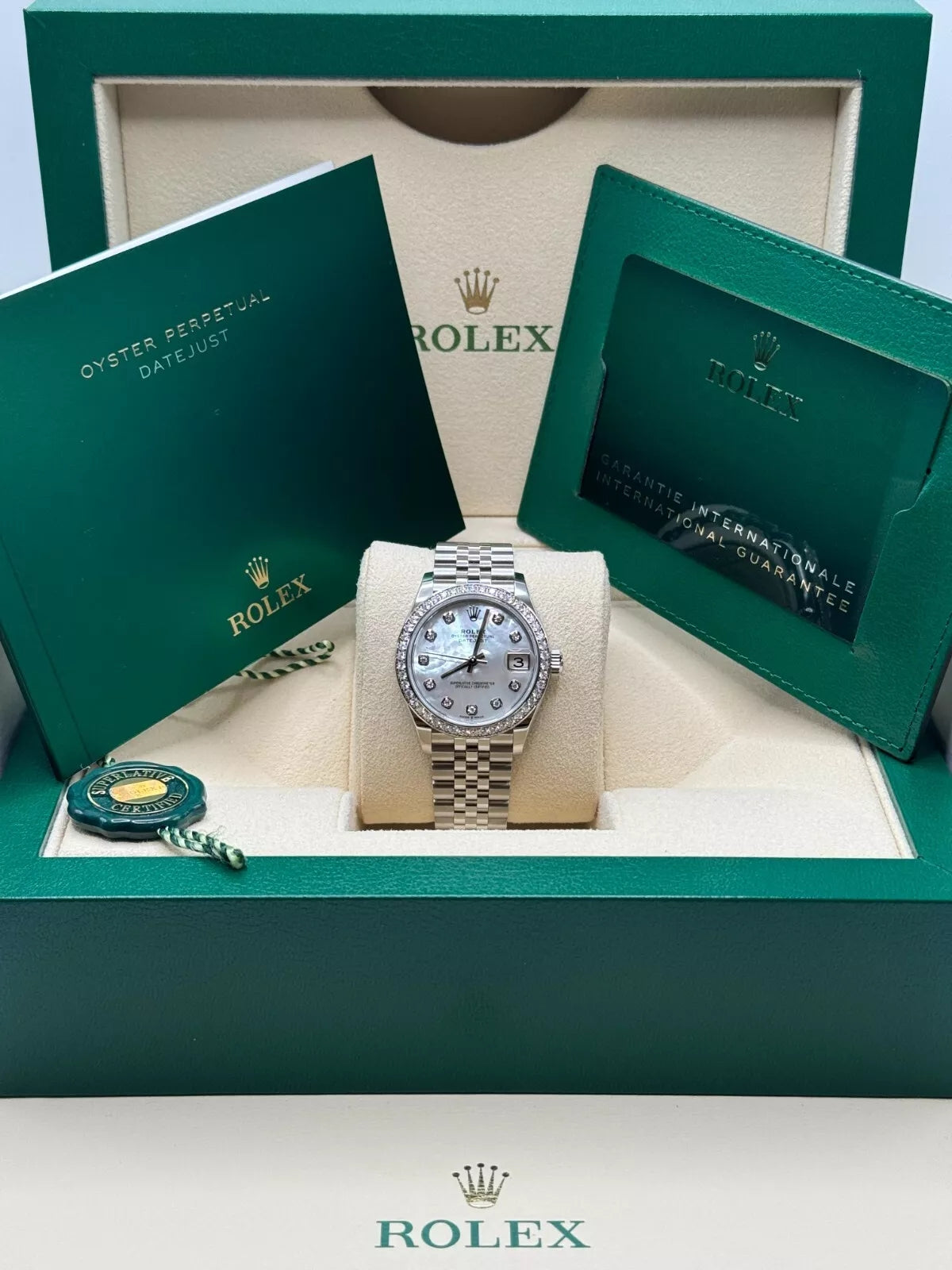 Rolex Datejust m278384RBR-0007/0008 Mother-of-Pearl 31mm Dial Oyster Watch - Image 15