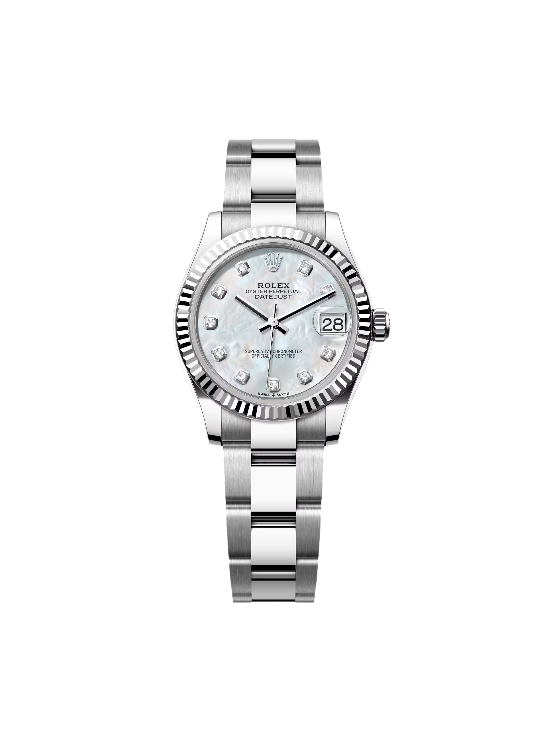 Rolex Datejust m278274-0005/0006 31mm Mother-of-Pearl 31mm Dial Oyster Watch