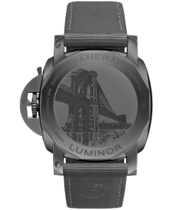 Alternative view of Panerai  Luminor BiTempo Titanium DLC - New York 44mm PAM01467