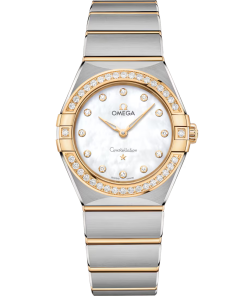 Omega Constellation Ladies' Selection 28mm steel �?yellow gold on steel �?yellow gold 131.25.28.60.55.002