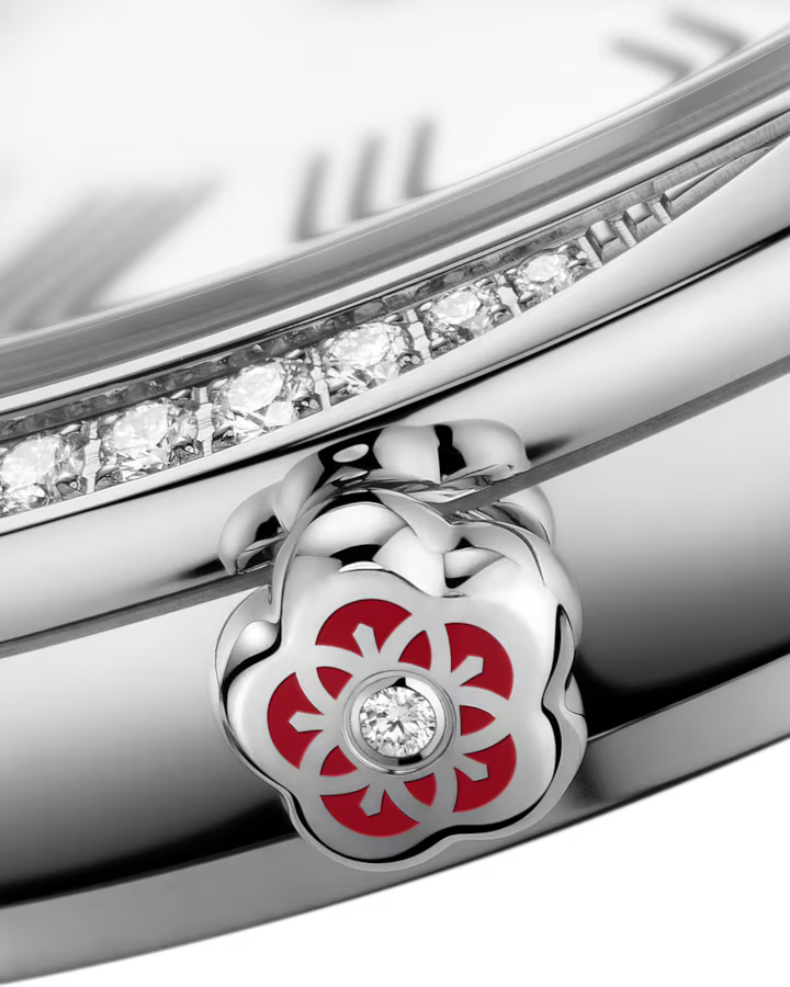 Omega De Ville Mini Trésor 26mm White Dial with Diamonds Stainless Steel Strap 428.17.26.60.04.002 - Image 3