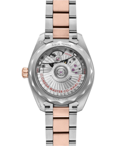 Alternative view of Omega Seamaster Aqua Terra 150M 34 mm Grey Dial with Diamonds Stainless Steel and Sedna�?18k Rose Gold Bracelet 220.20.34.20.59.001