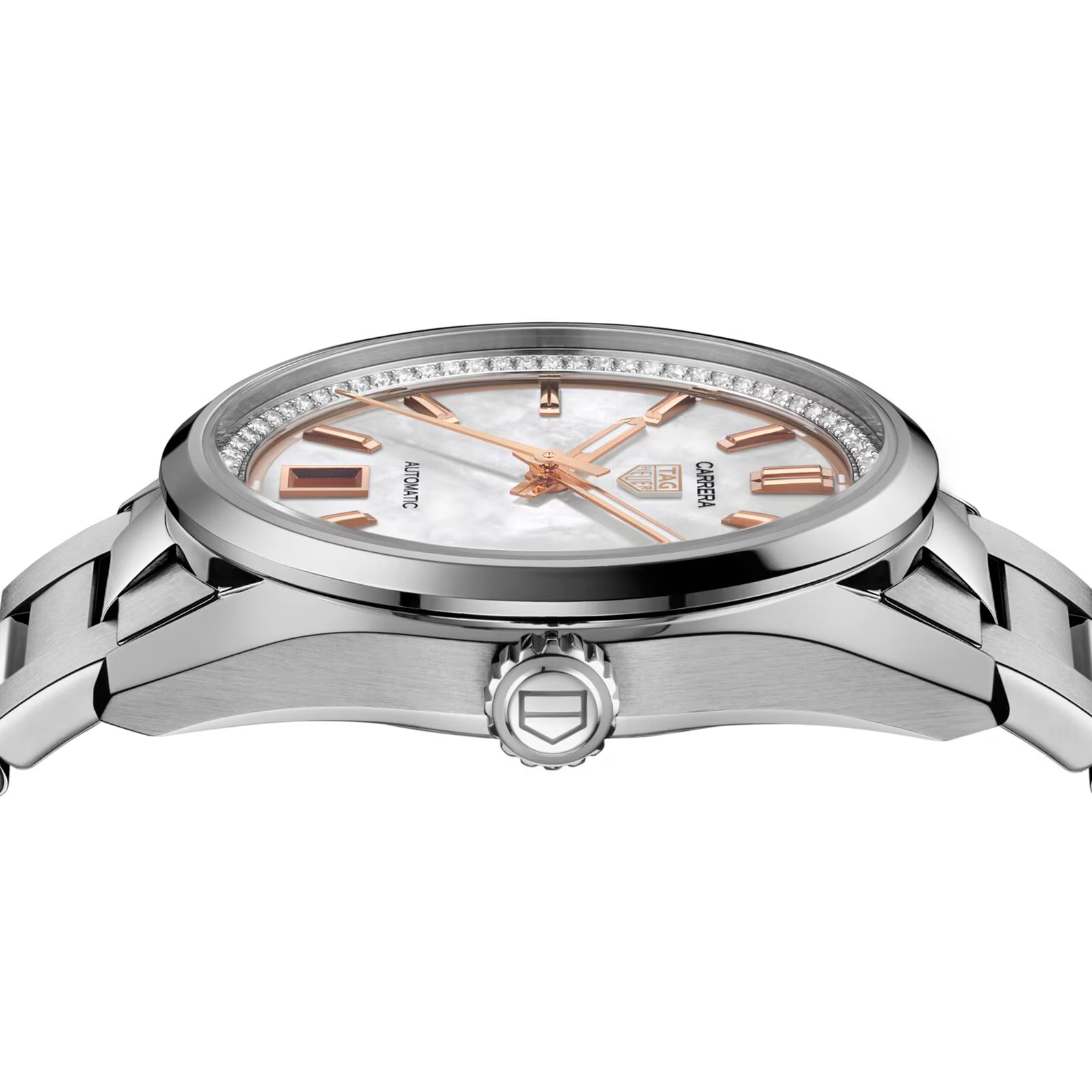 TAG Heuer Carrera Date 36mm Ladies Watch Mother Of Pearl WBN231C.BA0001 - Image 4