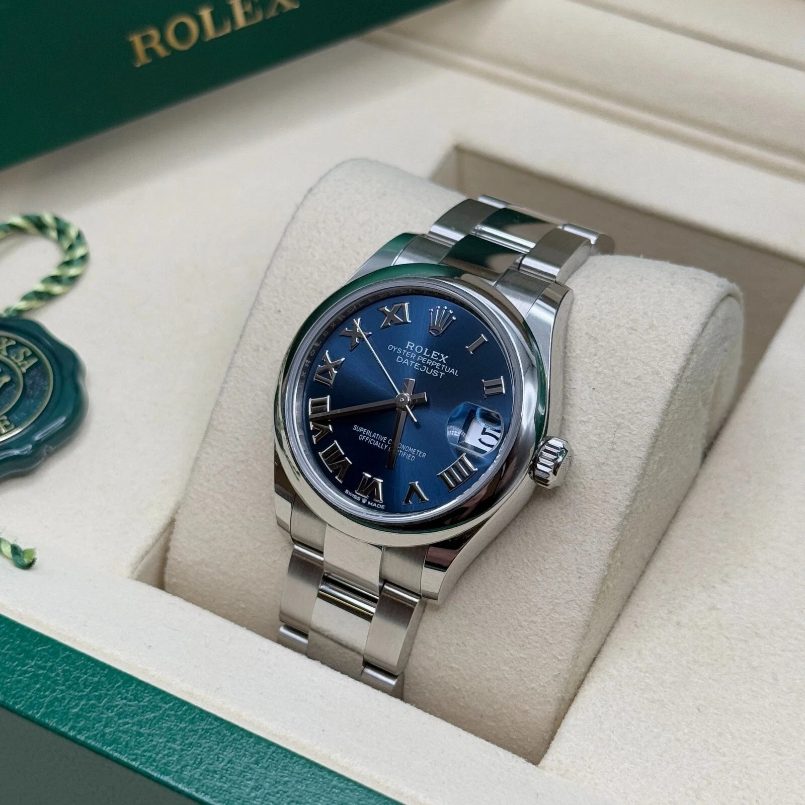Rolex Datejust m278240-0017/0018 31mm Blue Roman Domed Bezel Oyster Oystersteel - Image 5