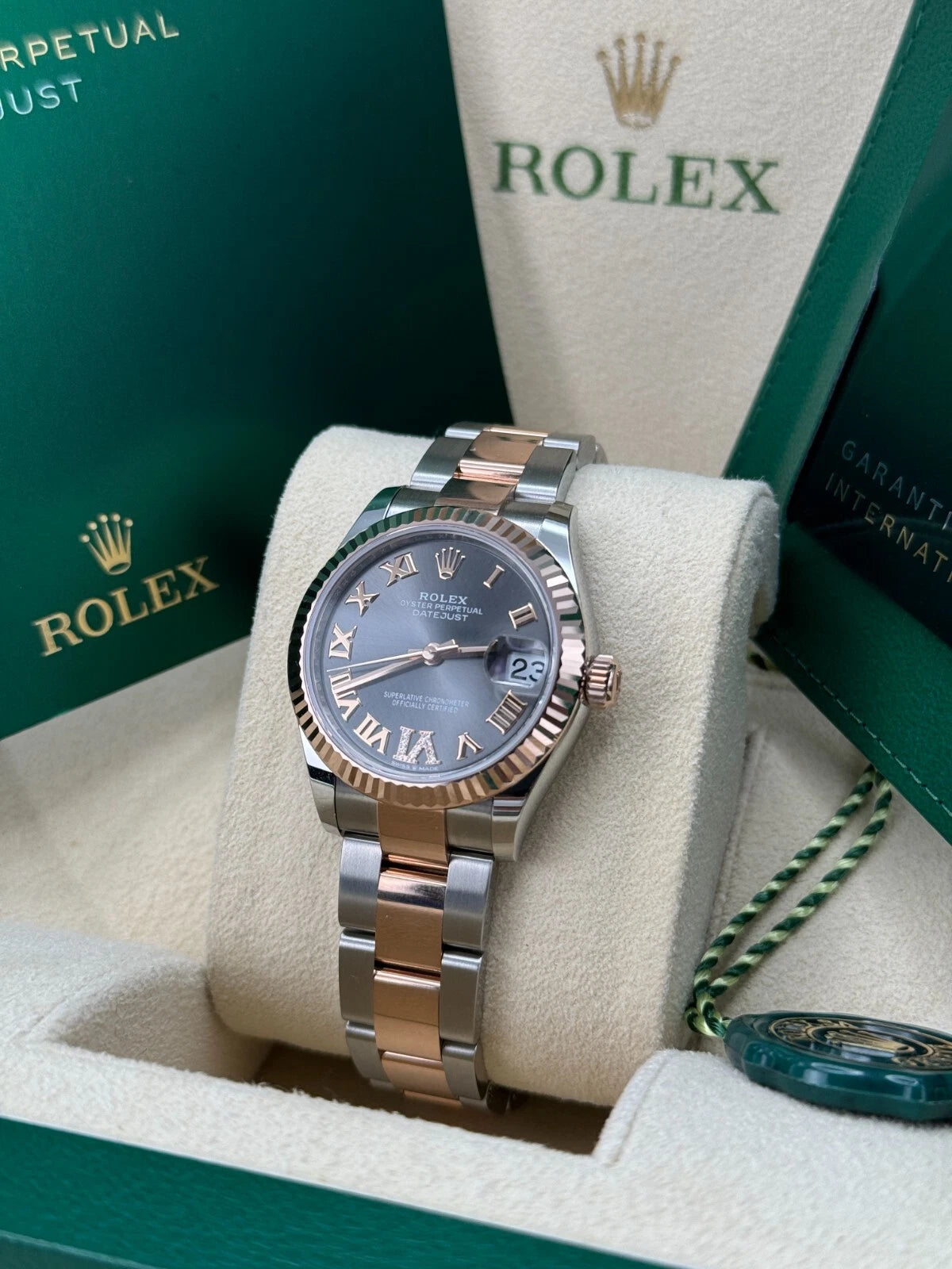 Rolex Datejust m278271-0029/0030 Slate 31mm Dial Oyster Bracelet Watch - Image 5