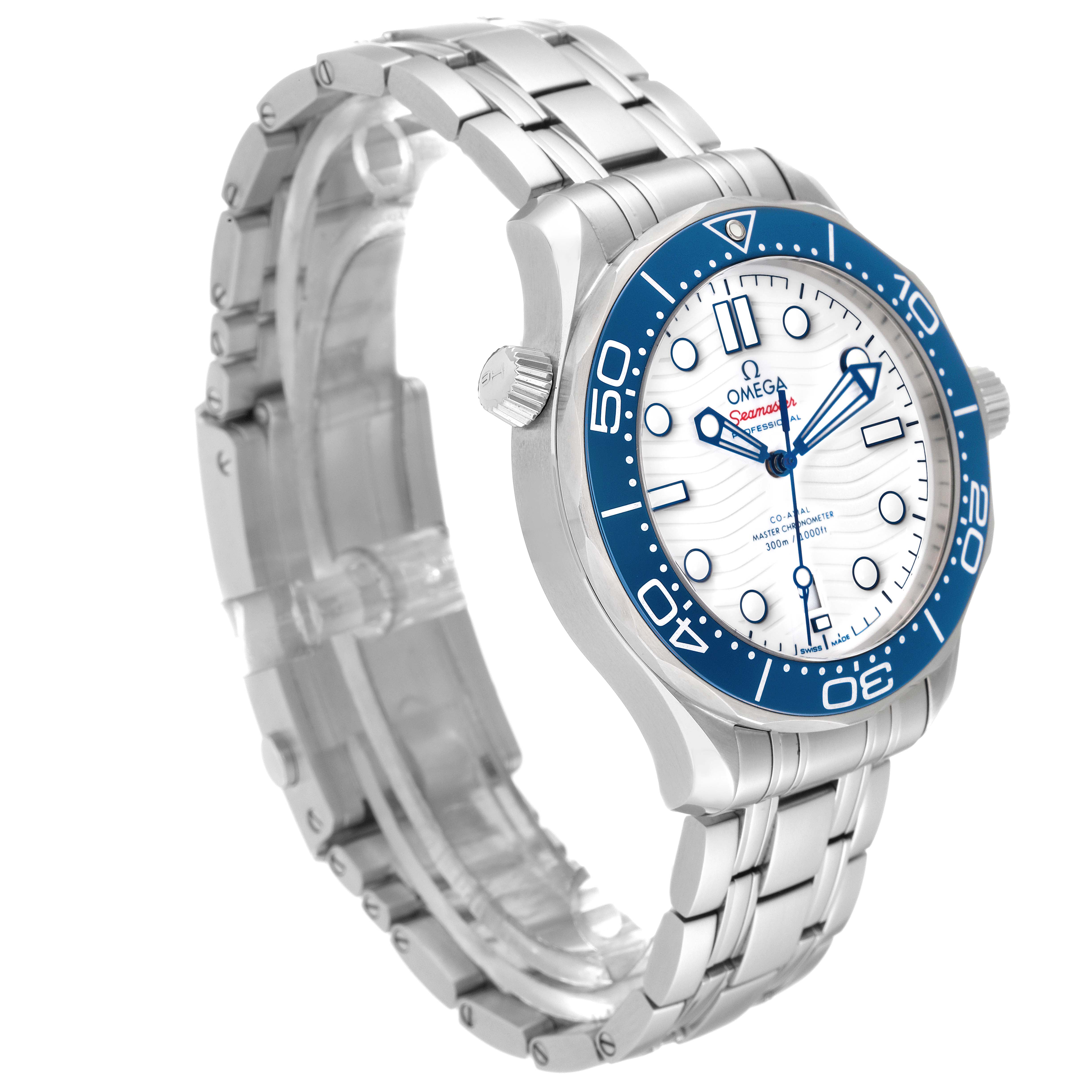 Omega Seamaster Diver 300M Tokyo 2020 Limited Edition Steel Mens Watch 42mm 522.30.42.20.04.001 - Image 4