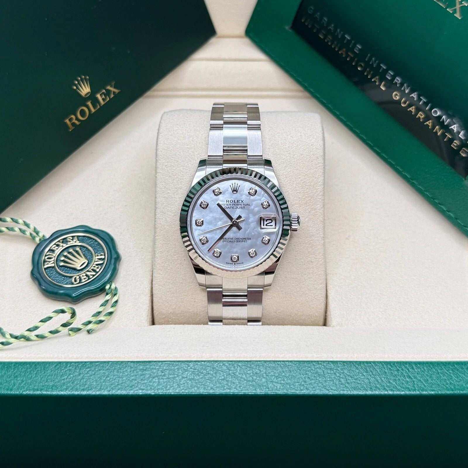 Rolex Datejust m278384RBR-0007/0008 Mother-of-Pearl 31mm Dial Oyster Watch - Image 13
