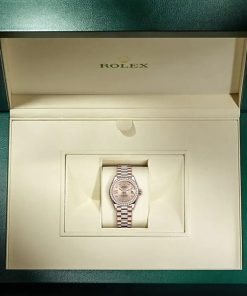 Alternative view of Rolex  Lady-Datejust 28mm 279135RBR Rose Diamond Dial Jubilee Bracelet