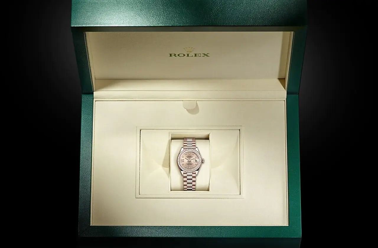 Rolex Lady-Datejust 28mm 279135RBR Rose Diamond Dial Jubilee Bracelet - Image 2