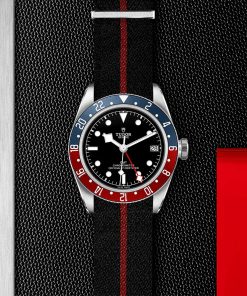 Alternative view of TUDOR Black Bay GMT 41mm Black Dial Automatic Men's Fabric Strap Watch M79830RB-0003