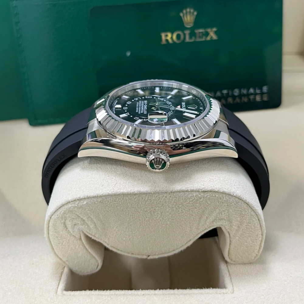 Rolex Sky-Dweller 42mm White Gold Black Dial Oysterflex - 336239 - Image 8