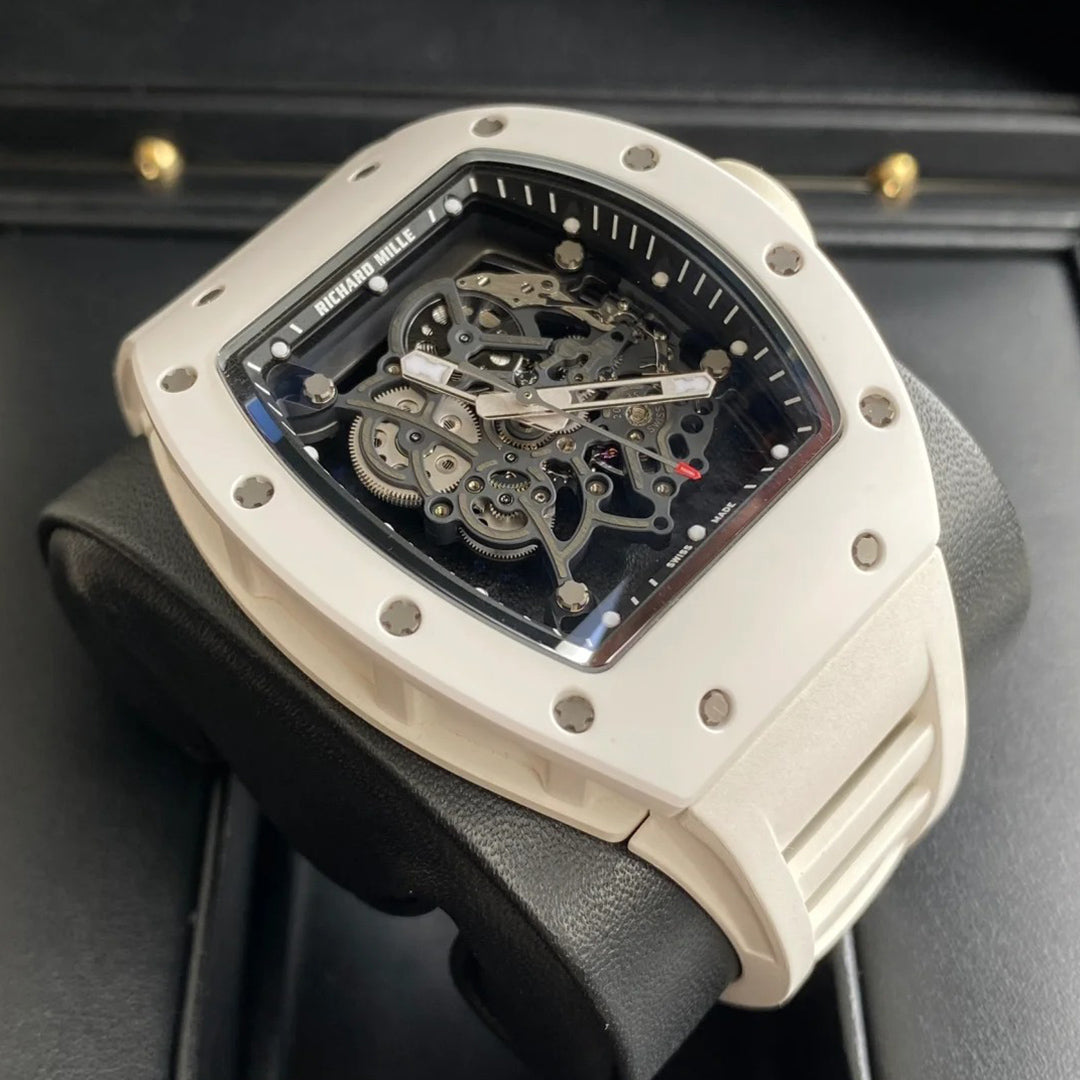 RM055 White Ceramic Dial - Image 3