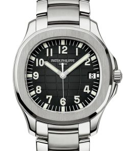 Patek Philippe Aquanaut Automatic Black Dial Steel Men's Watch 5167/1A-001