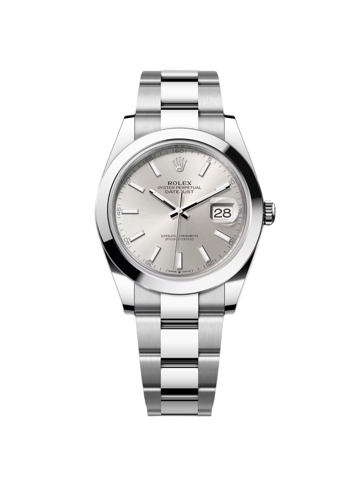 Rolex Datejust 41mm 126300 Silver Index Jubilee Stainless Steel Watch - Image 13