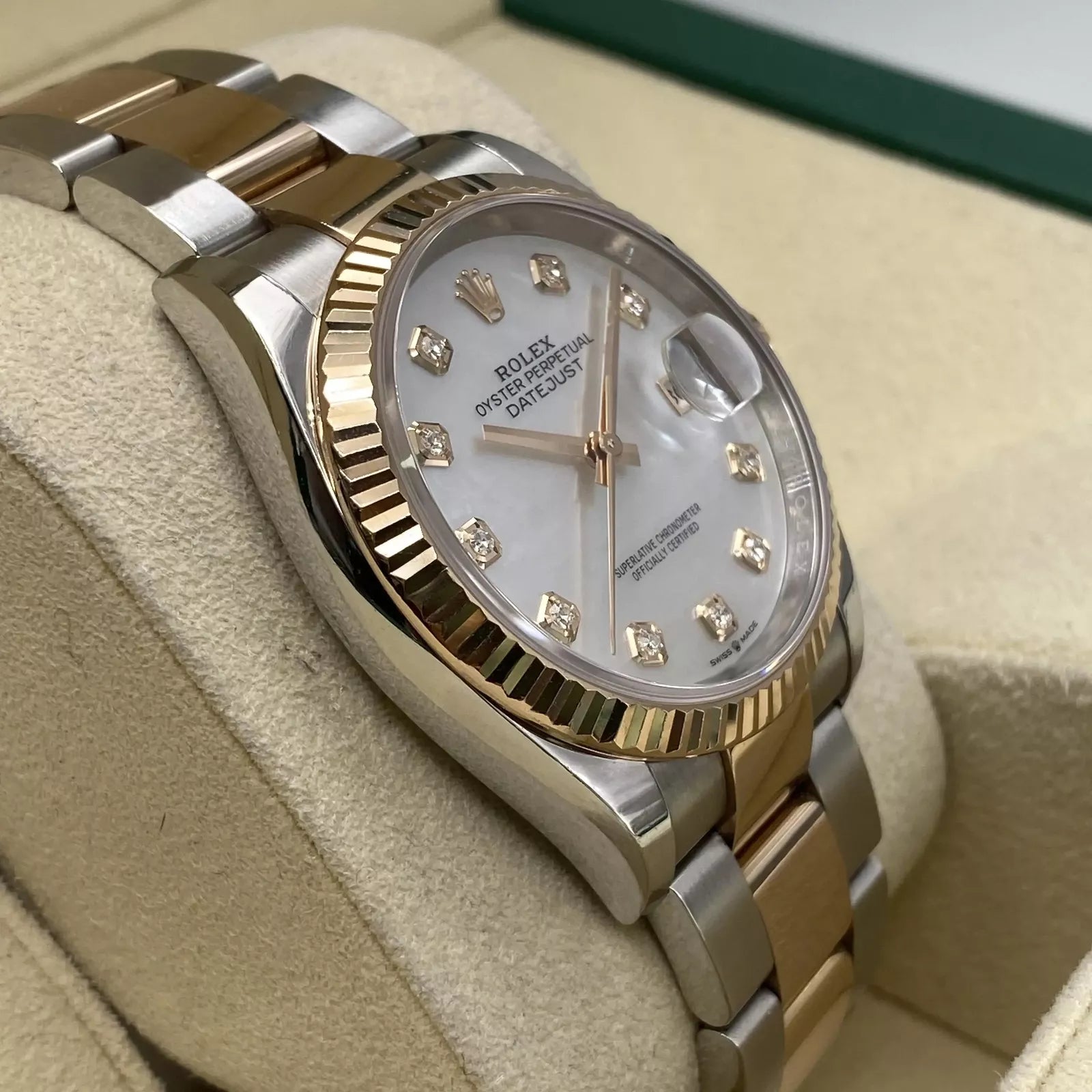 Rolex Datejust 36mm 126231 Mother-of-Pearl Dial Jubilee Bracelet - Image 10