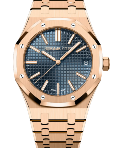 Audemars Piguet ROYAL OAK Pink Gold “Night Blue Cloud 50�?Dial 41mm