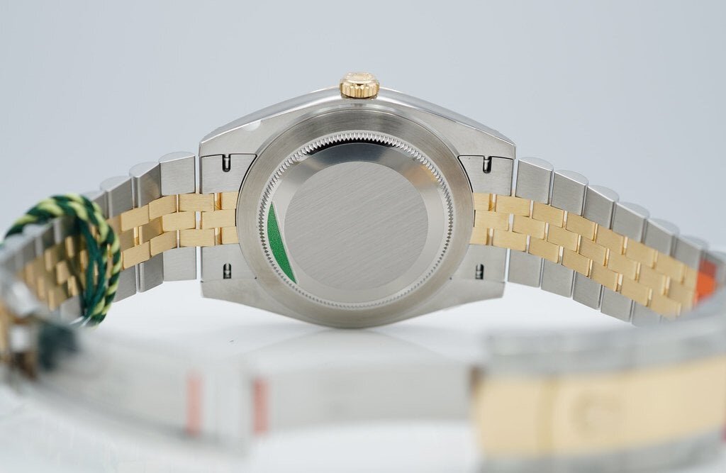 Rolex Datejust 41mm Swiss Replica Watch | Two Tone Jubilee Bracele Champagne Fluted Dial Ref 126333 - Image 11