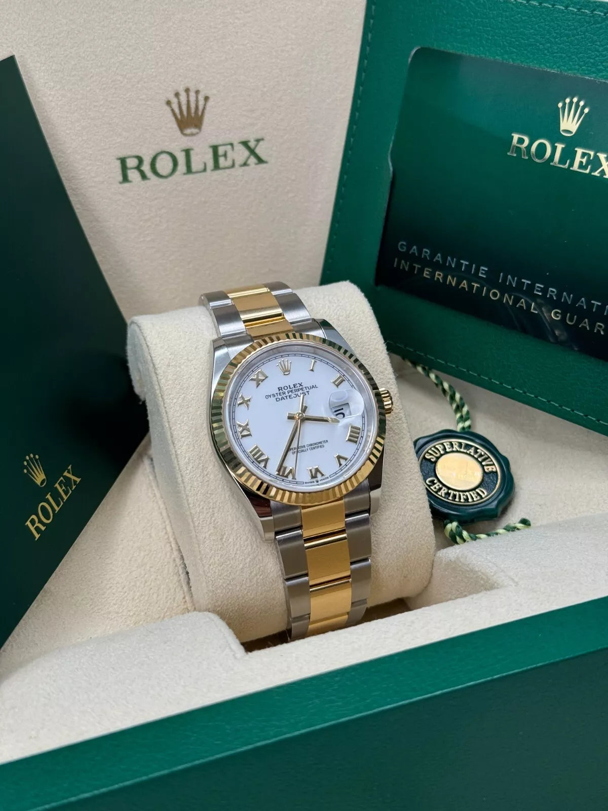 Rolex Datejust 36mm 126233 White Dial Oyster Bracelet Watch - Image 13