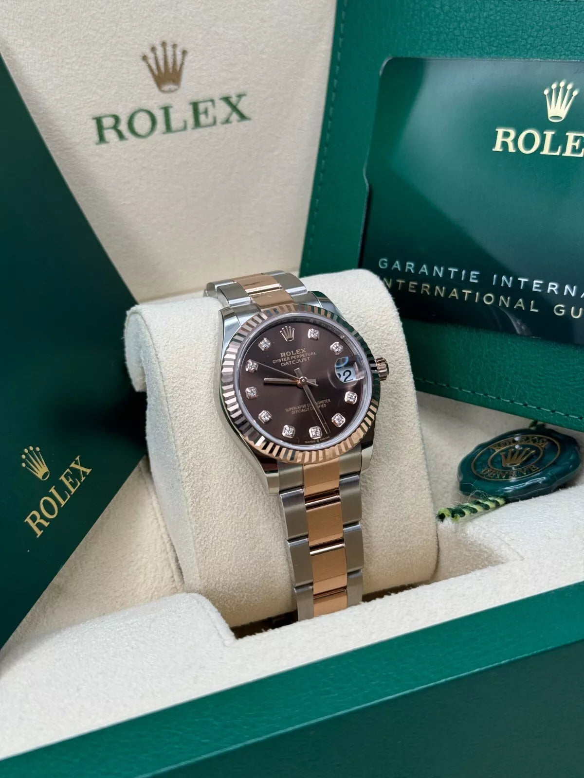Rolex Datejust m278271-0027/0028 Chocolate 31mm Dial Oyster Bracelet Watch - Image 6