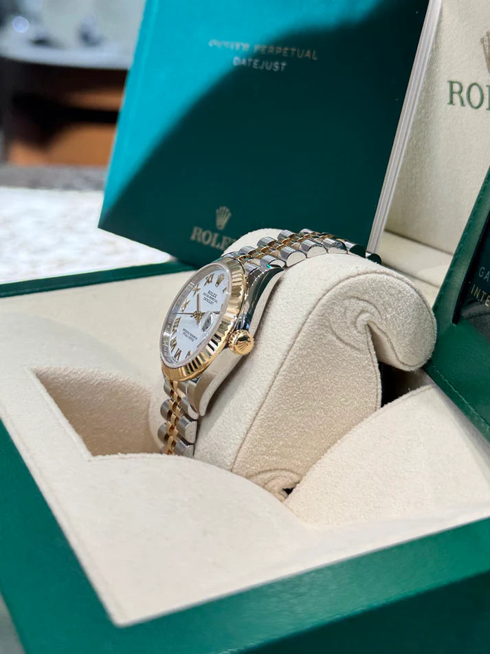 Rolex Datejust m278273-0001/0002 31mm White Dial Stainless Steel and Yellow Gold Oyster Watch - Image 9