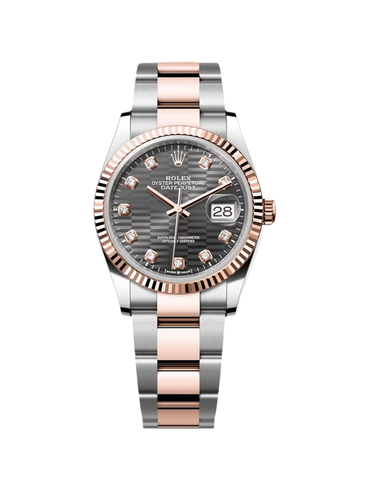 Rolex Datejust 36mm 126231 Slate Fluted Motif Dial 36mm Jubilee Bracelet - Image 7